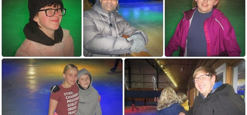 youth group on ice